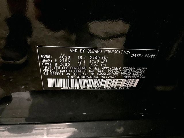2020 Subaru Legacy Premium