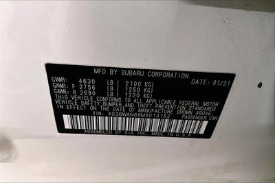 2021 Subaru Legacy Limited