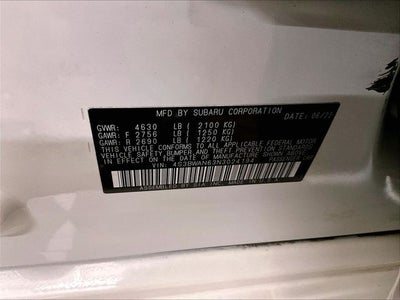 2022 Subaru Legacy Limited