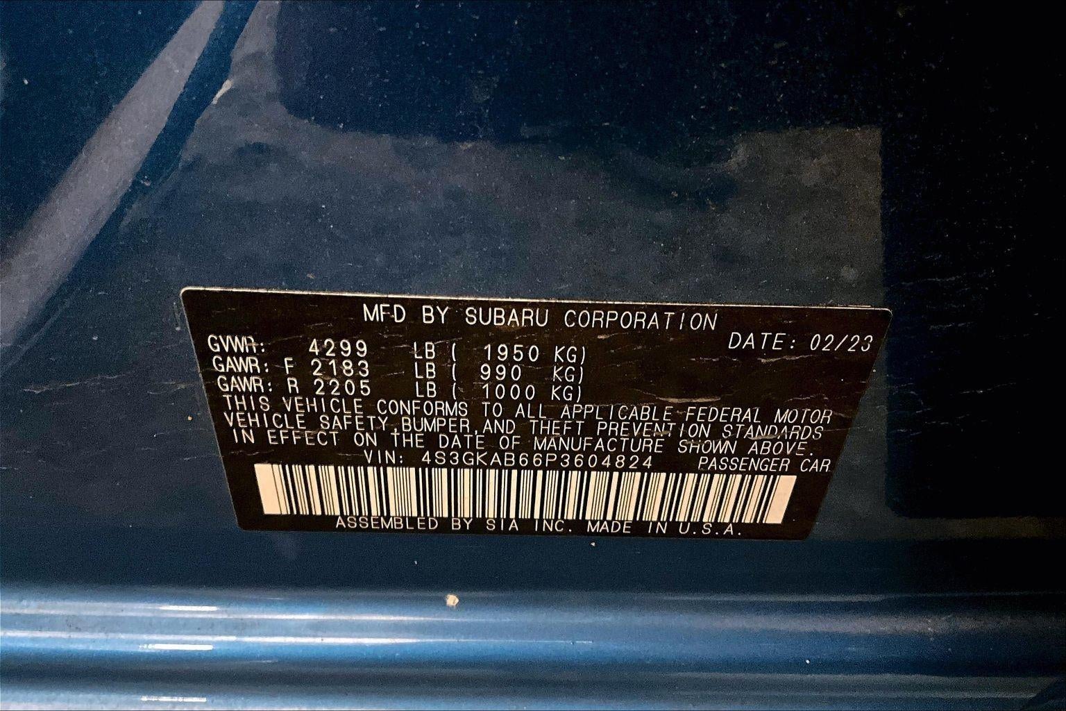 2023 Subaru Impreza Base