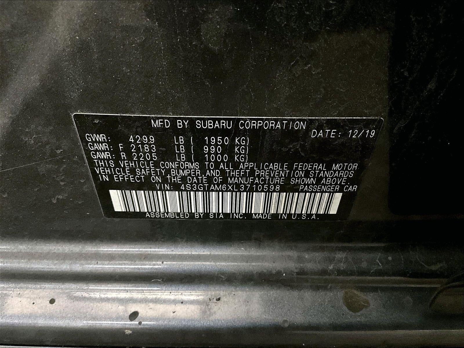 2020 Subaru Impreza Sport