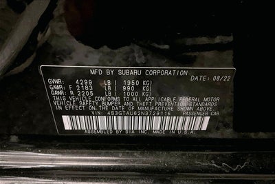 2022 Subaru Impreza Limited