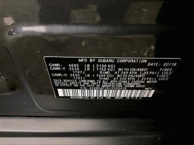 2018 Subaru Outback 2.5i Premium