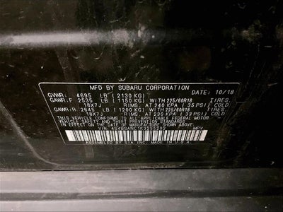 2019 Subaru Outback 2.5i Limited