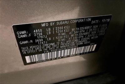 2020 Subaru Outback Premium