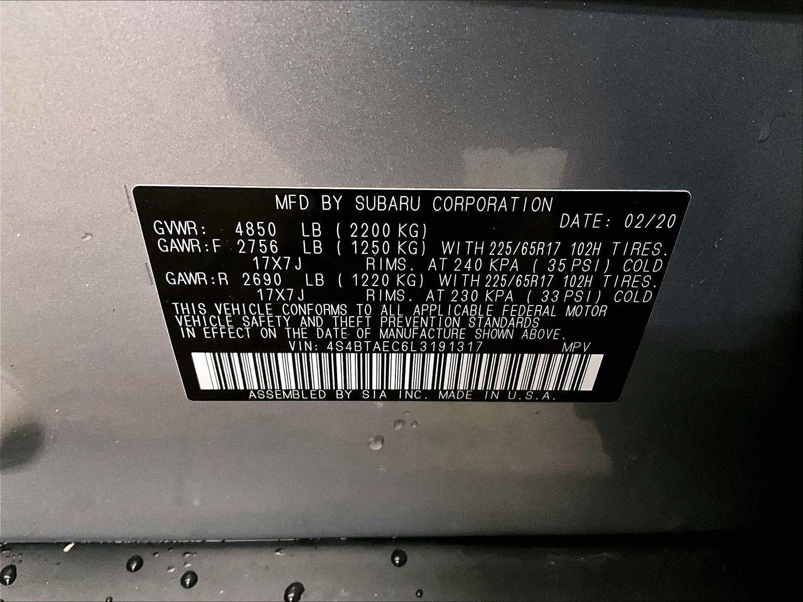2020 Subaru Outback Premium