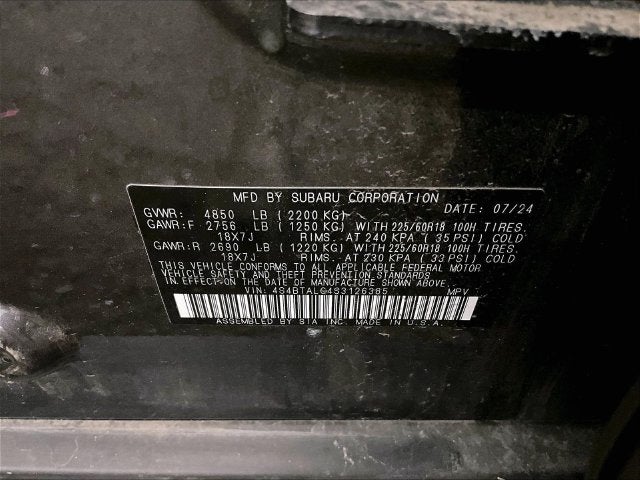 2025 Subaru Outback Onyx Edition