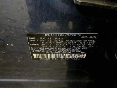 2022 Subaru Ascent Touring