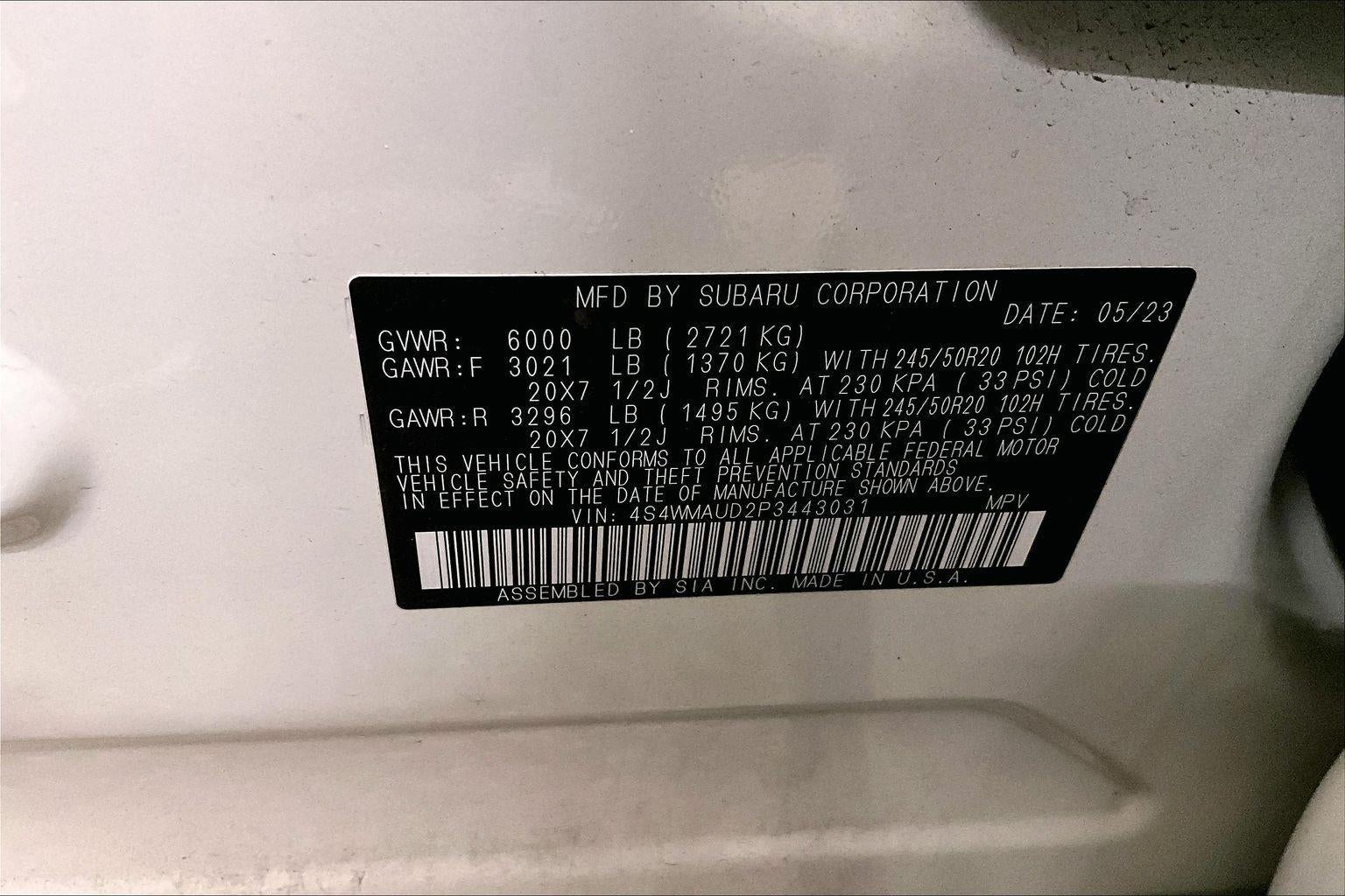 2023 Subaru Ascent Limited