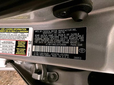 2018 Toyota Camry SE
