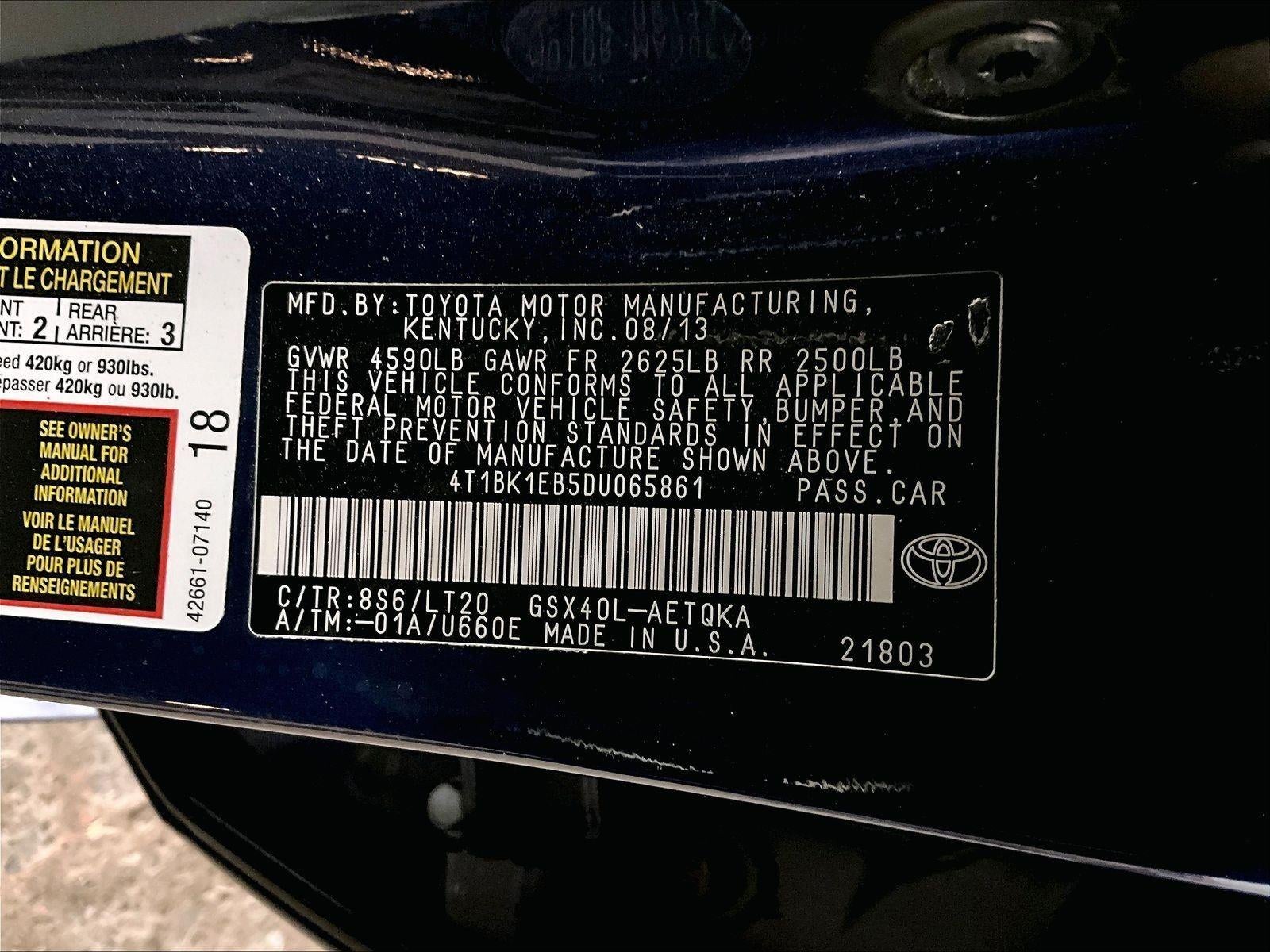 2013 Toyota Avalon XLE Touring