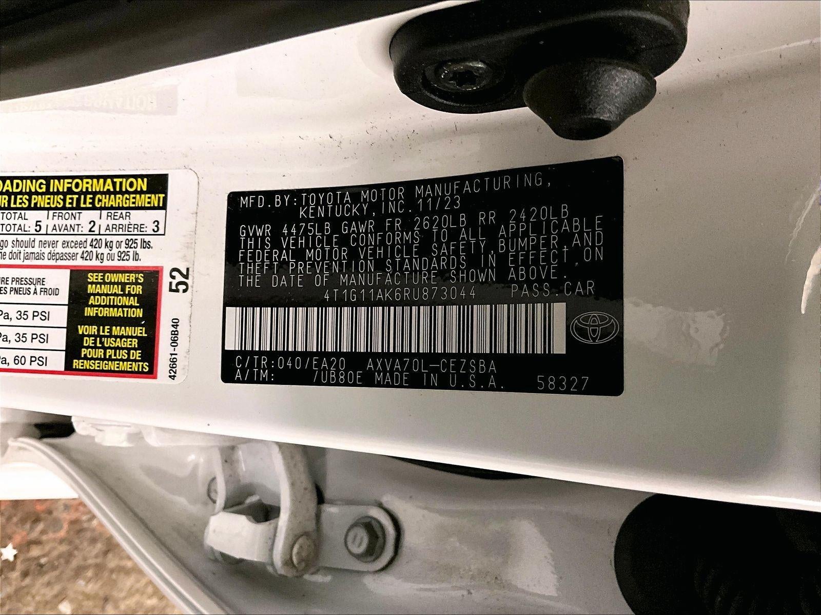 2024 Toyota Camry SE