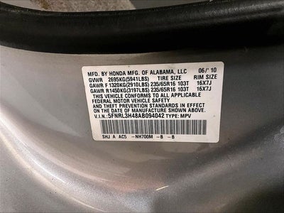 2010 Honda Odyssey EX