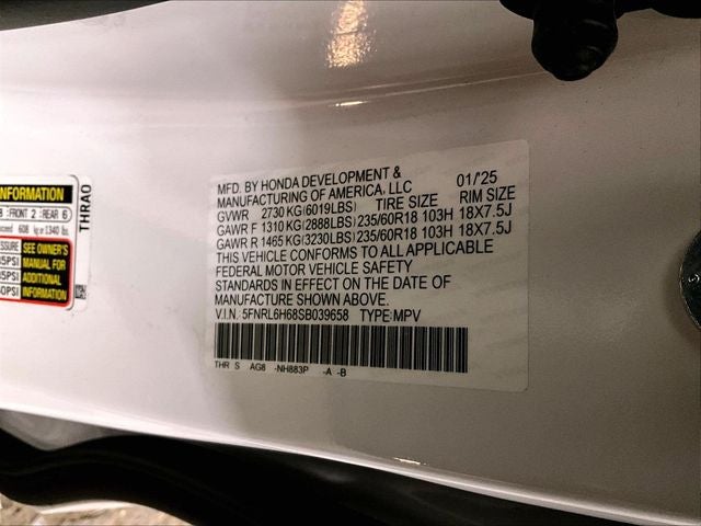 2025 Honda Odyssey EX-L