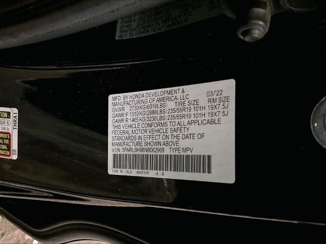 2022 Honda Odyssey Elite