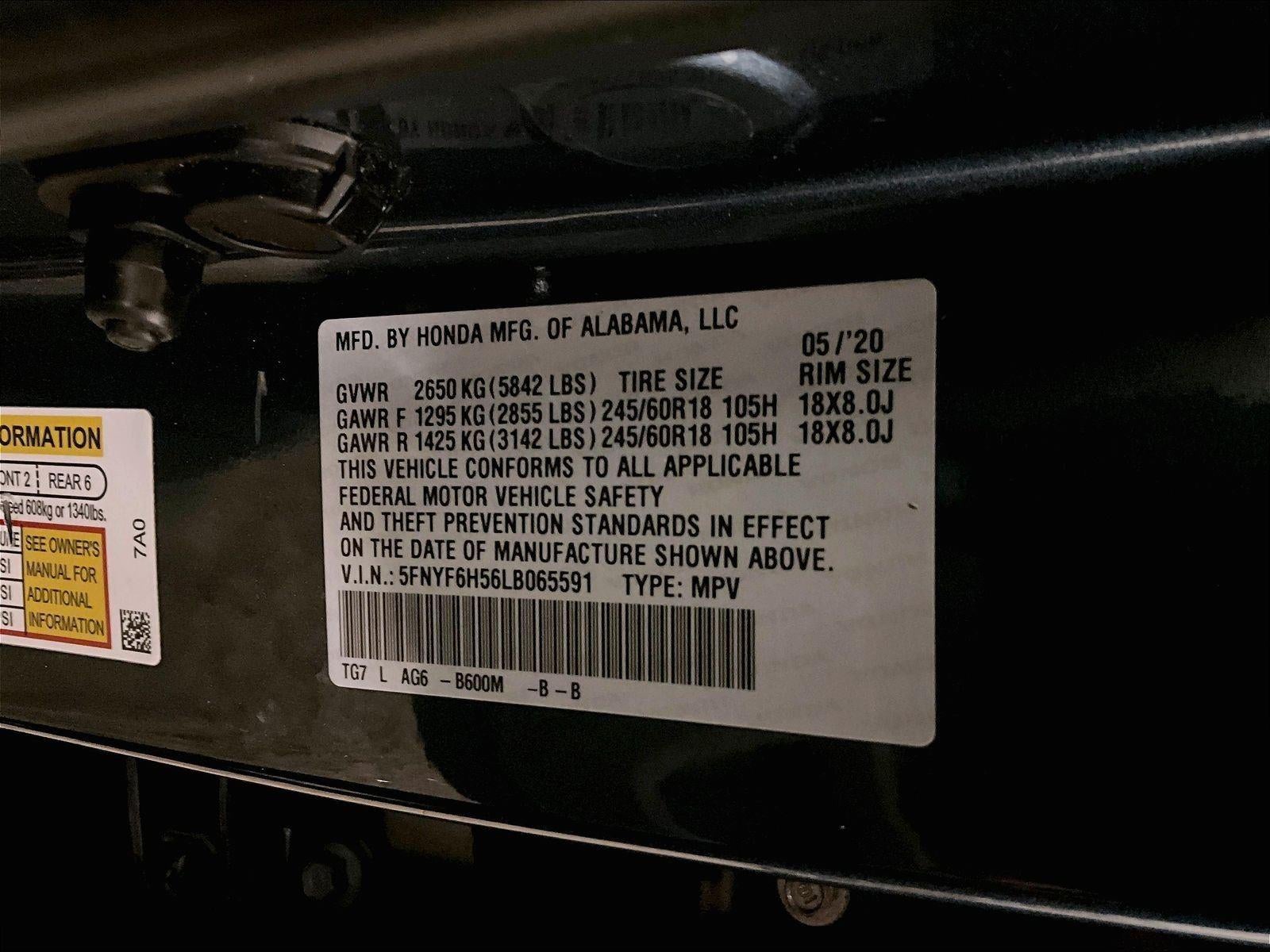 2020 Honda Pilot EX-L