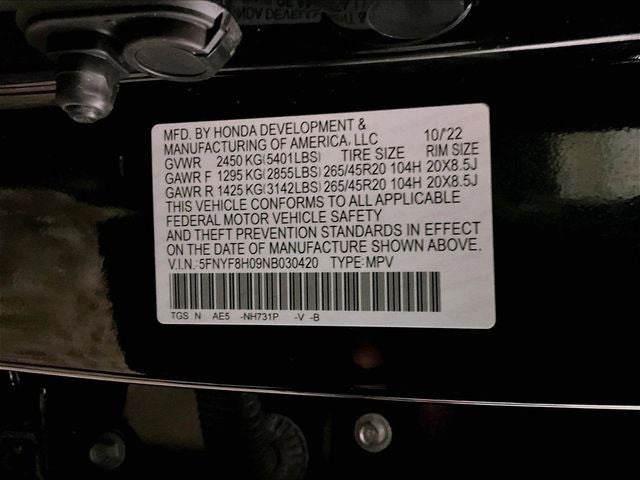2022 Honda Passport Elite
