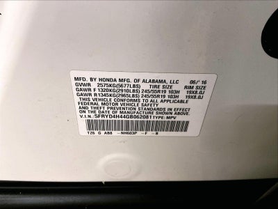 2016 Acura MDX w/Tech