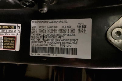 2018 Honda CR-V Touring