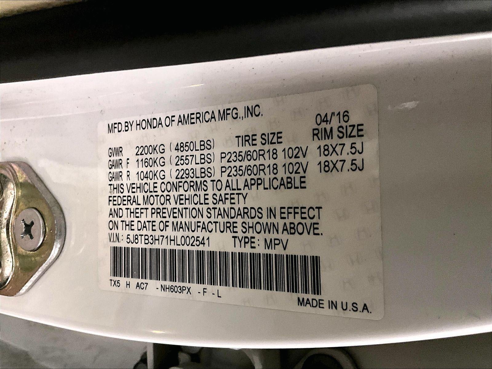 2017 Acura RDX w/Advance Pkg