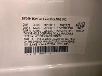 2022 Acura MDX 3.5L SH-AWD