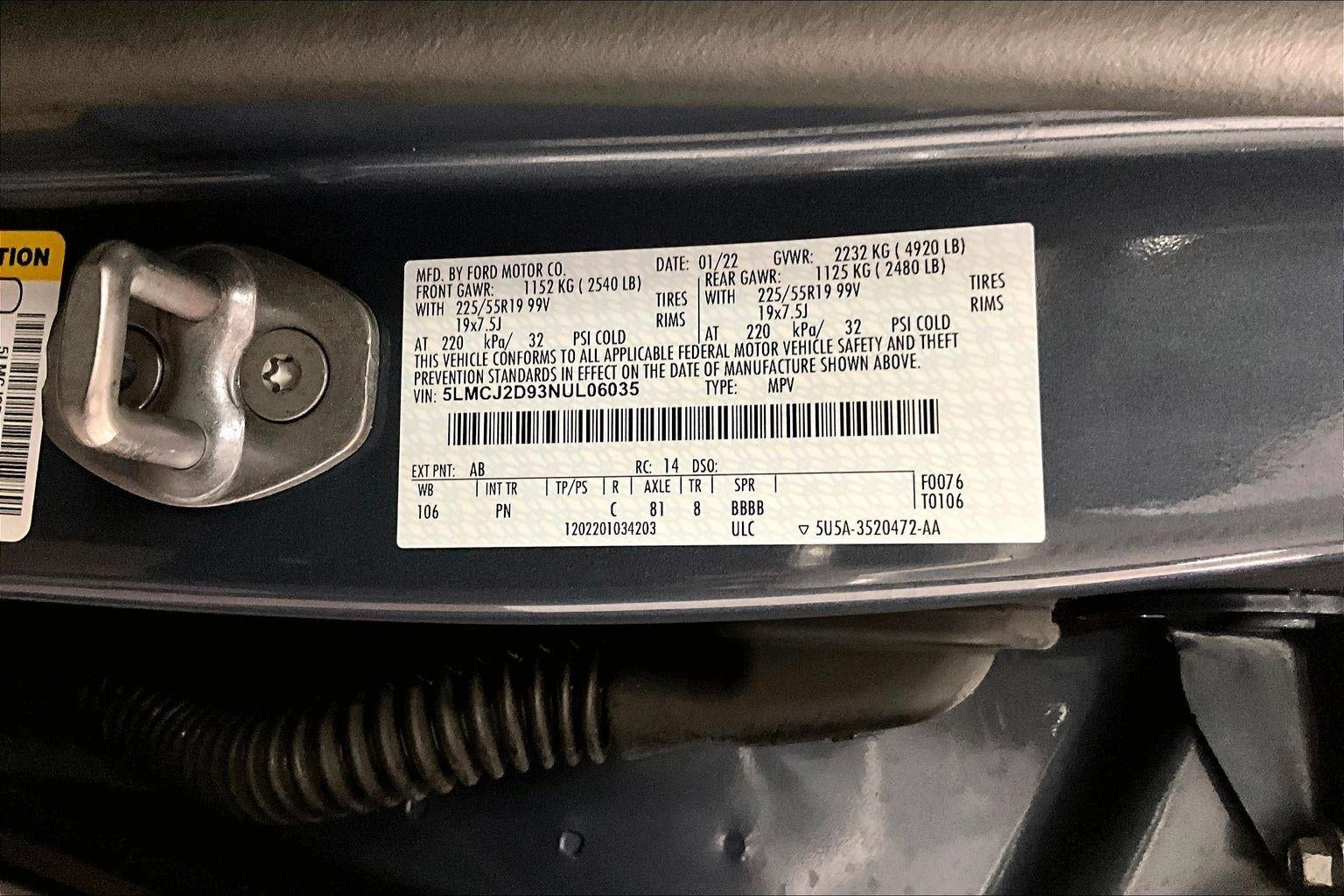 2022 Lincoln Corsair Reserve