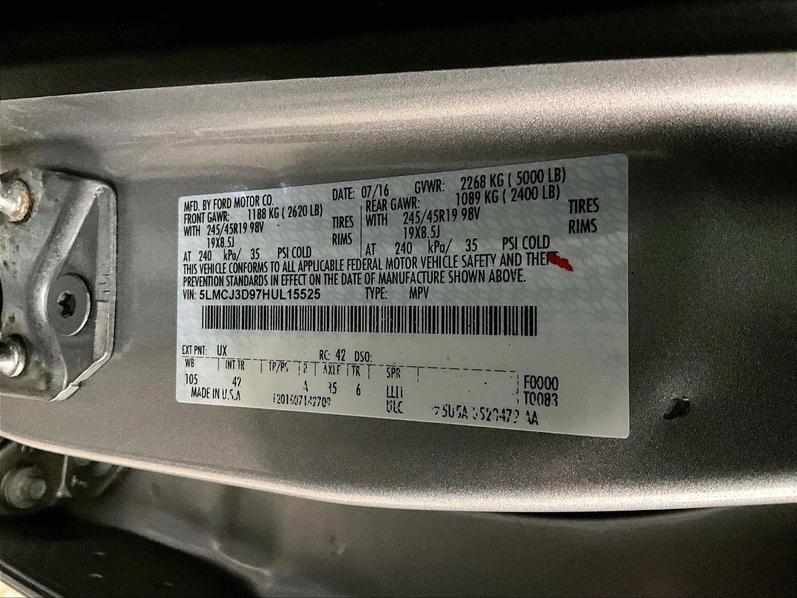 2017 Lincoln MKC Reserve