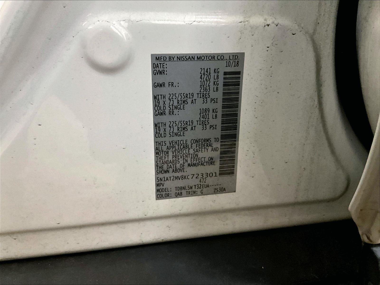 2019 Nissan Rogue SL