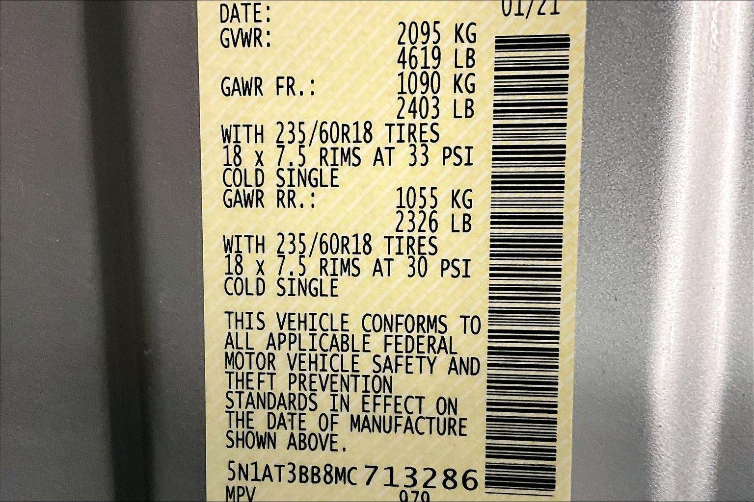 2021 Nissan Rogue SV