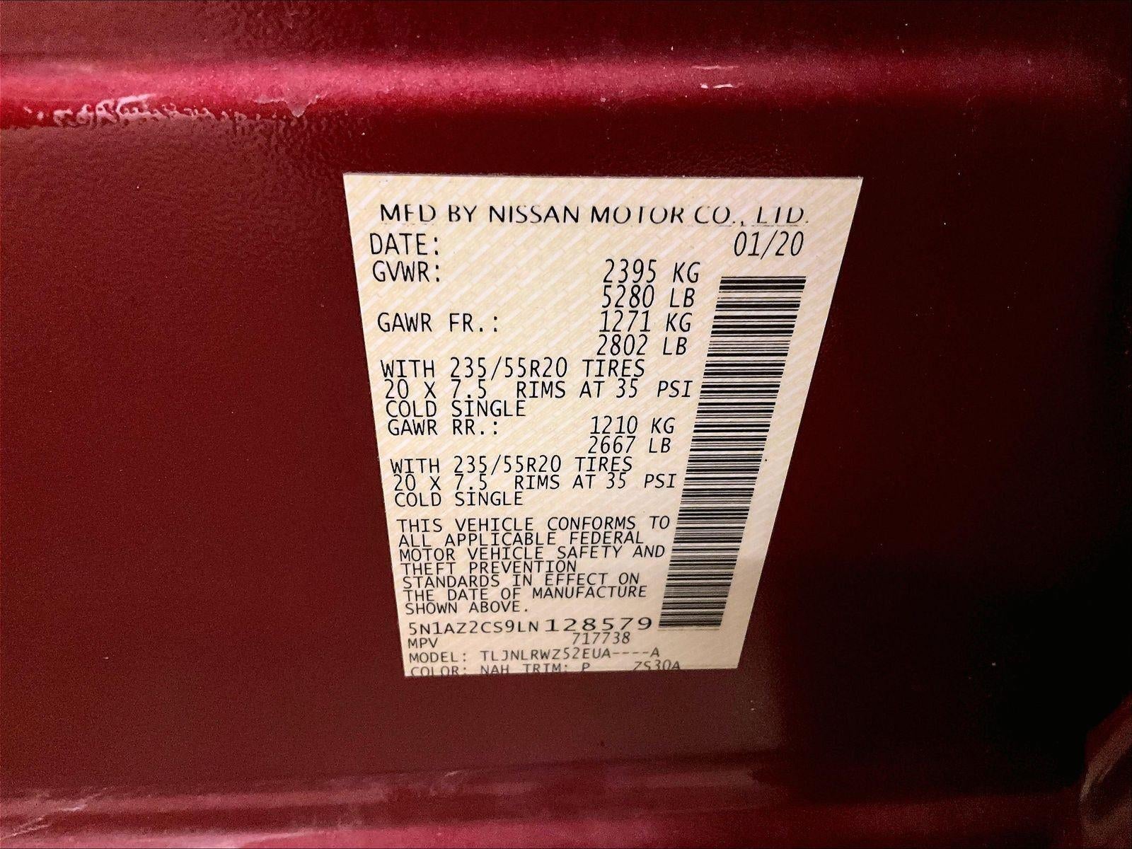 2020 Nissan Murano SL