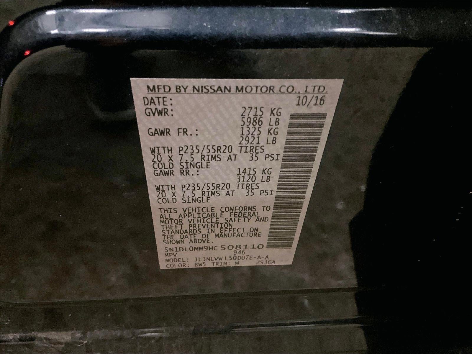 2017 INFINITI QX60 Base