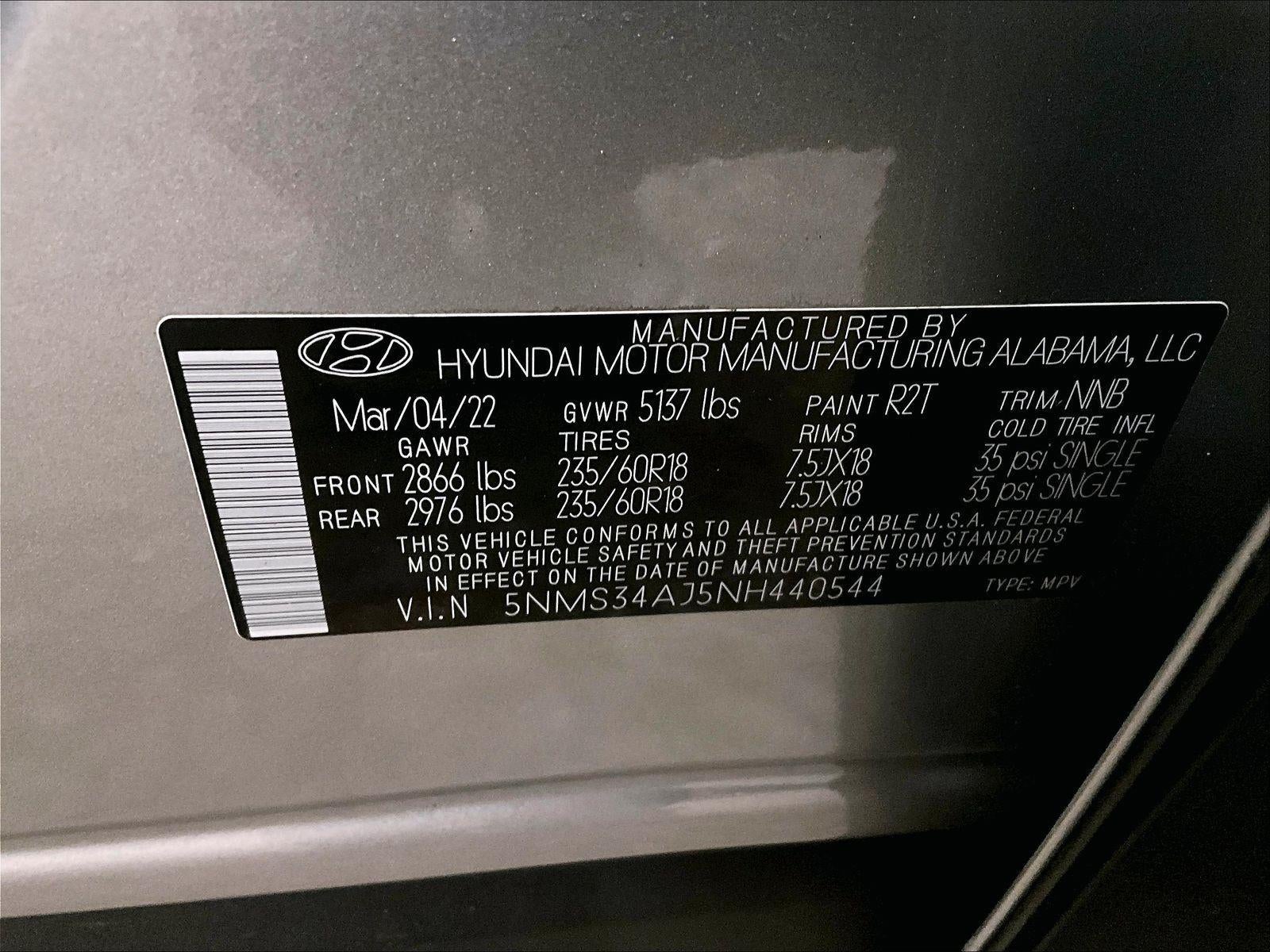 2022 Hyundai Santa Fe SEL