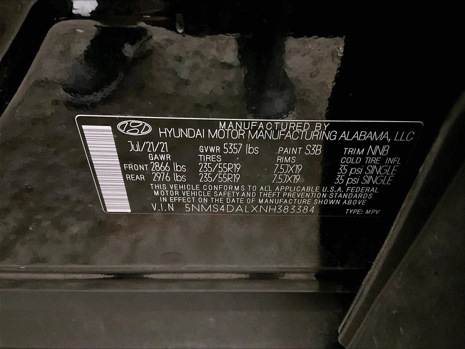 2022 Hyundai Santa Fe Limited
