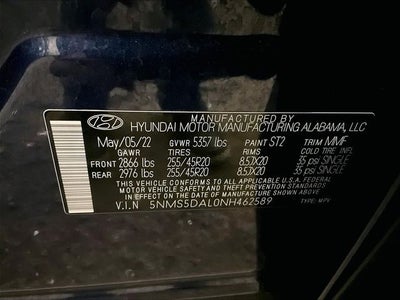 2022 Hyundai Santa Fe Calligraphy