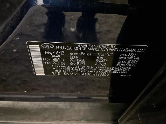 2022 Hyundai Santa Fe Calligraphy