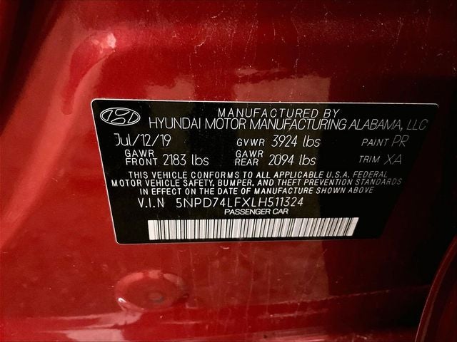 2020 Hyundai Elantra SE