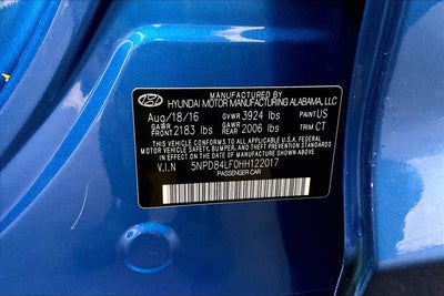 2017 Hyundai Elantra Limited