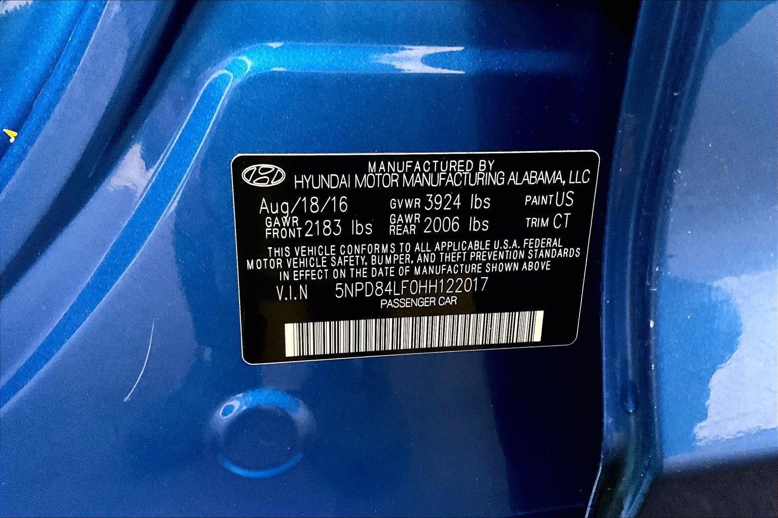 2017 Hyundai Elantra Limited