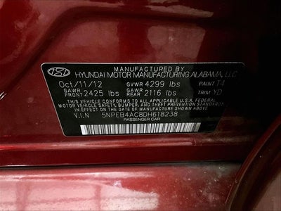 2013 Hyundai Sonata GLS