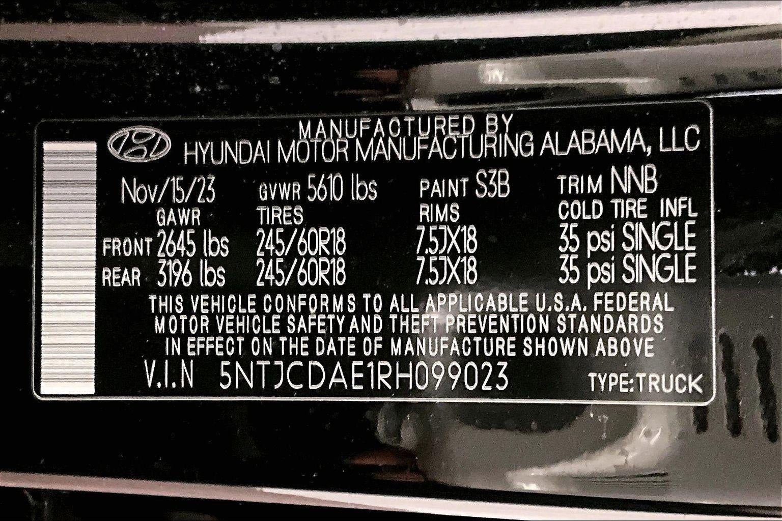 2024 Hyundai Santa Cruz SEL