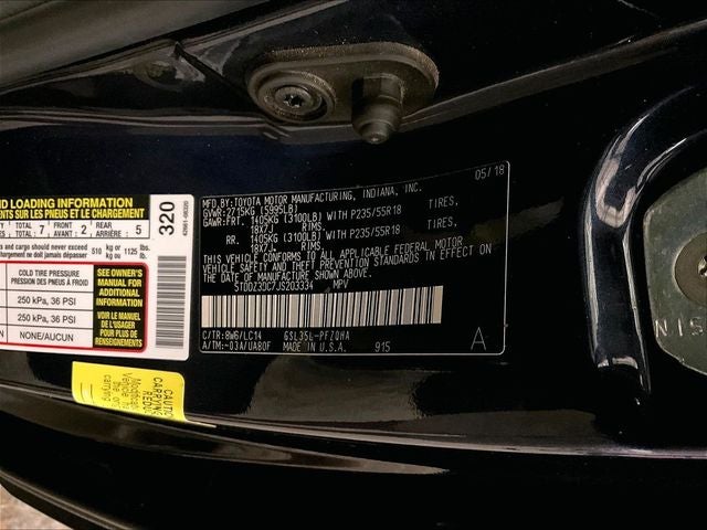 2018 Toyota Sienna XLE 7 Passenger