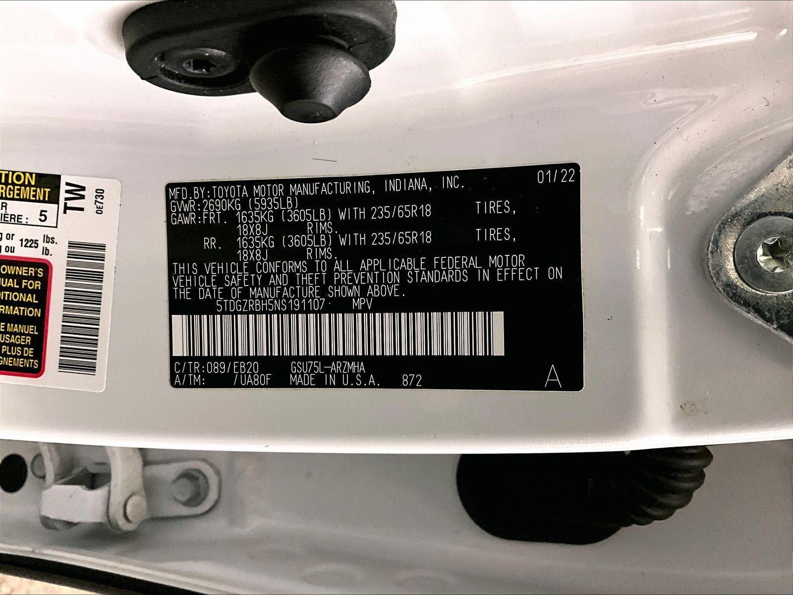 2022 Toyota Highlander XLE