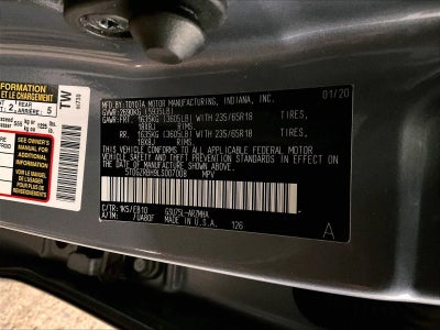 2020 Toyota Highlander XLE