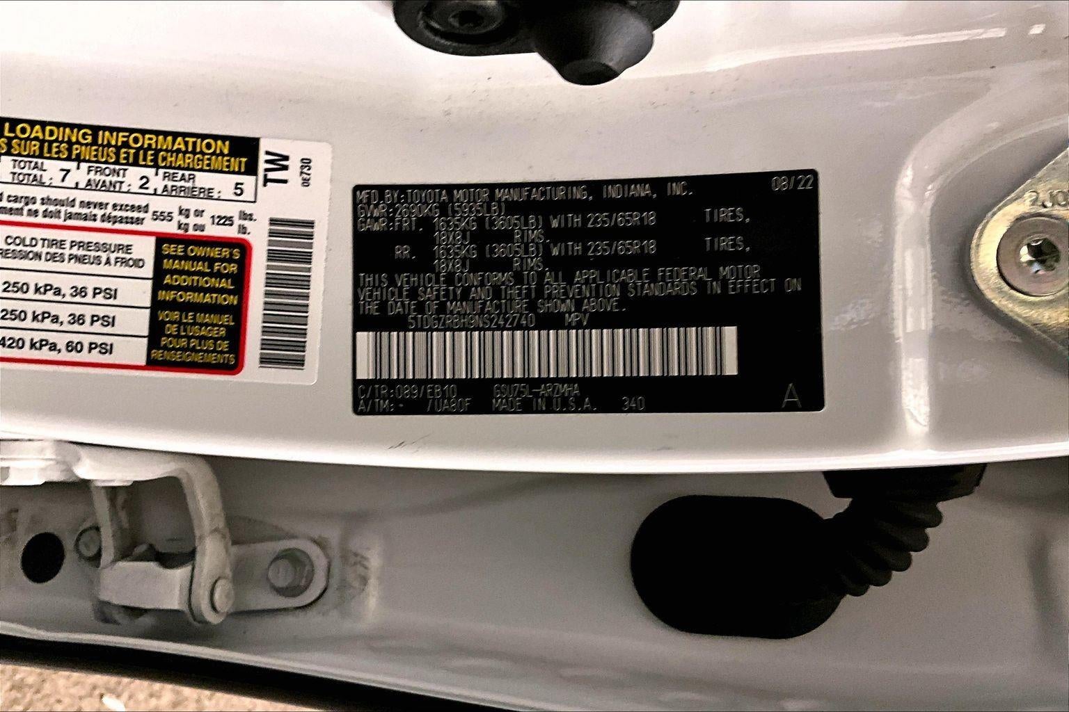 2022 Toyota Highlander XLE