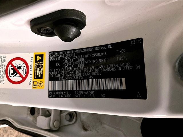 2019 Toyota Highlander XLE