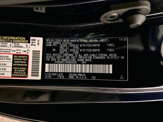 2021 Toyota Sienna Limited 7 Passenger