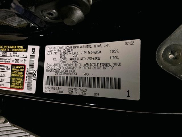 2022 Toyota Tundra Hybrid 1794 Edition
