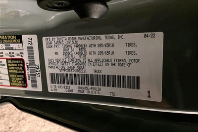 2022 Toyota Tundra TRD Pro Hybrid