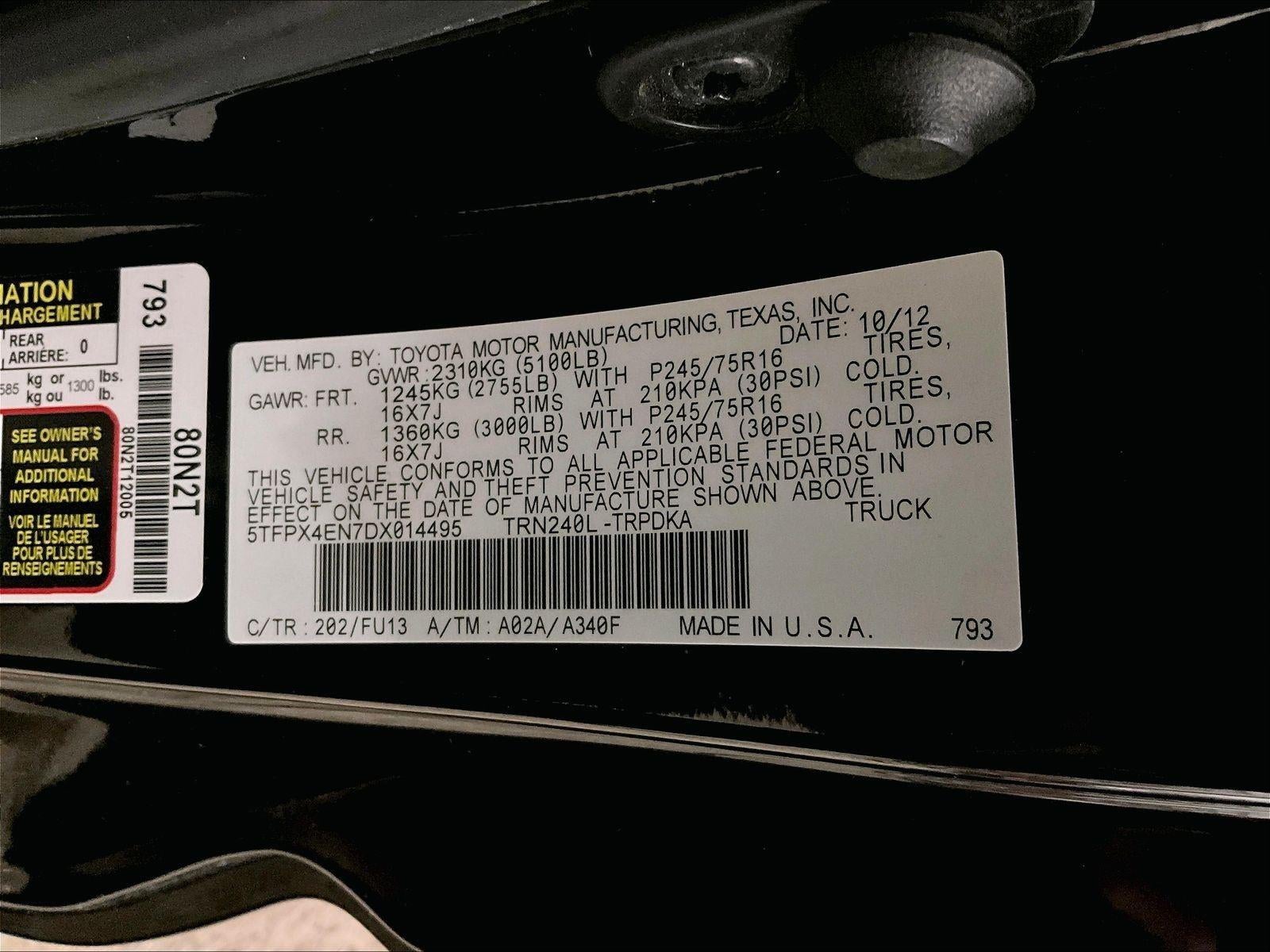2013 Toyota Tacoma Base