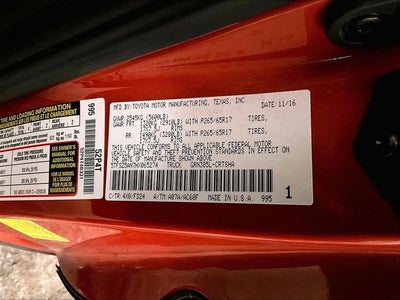 2017 Toyota Tacoma TRD Sport V6